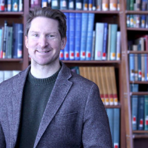 Lucas Richert, associate professor in the School's Social and Administrative Sciences Division