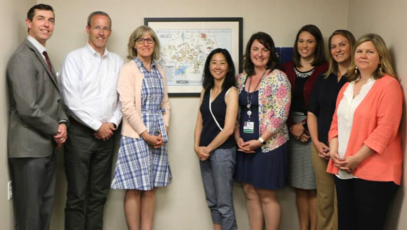 Team of researchers collaborating to improve appropriate prescribing of opioid medications