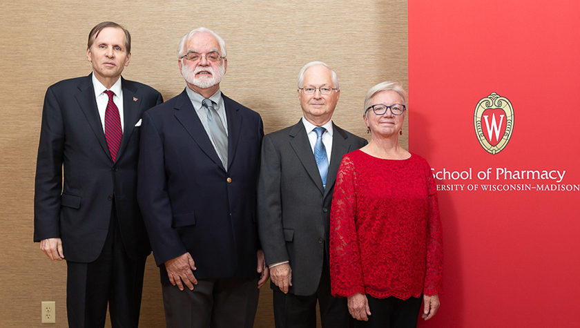 Portrait of 2019 Citation of Merit recipients Eric Goldman (accepting on behalf of Sanford Bolton), Art Schuna, Thomas Rosanske, and Jeanette Roberts.