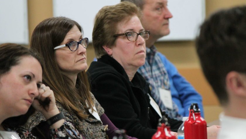 Health professionals listening during the 2020 Annual Clinical Instructors Meeting