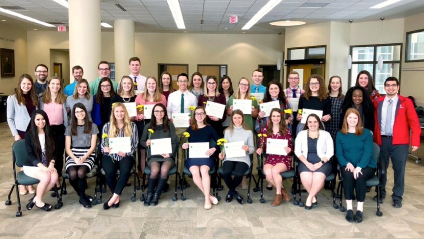 A group picture of Phi Lambda Sigma Beta Alpha