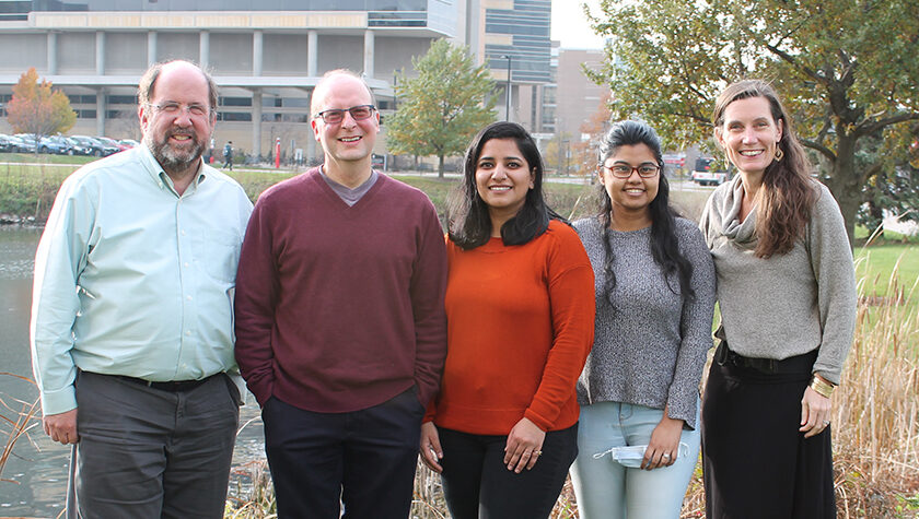 Ford Research group standing together outside