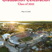 Cover of "Graduation Celebration Class of 2022" for School of Pharmacy's Bachelor of Science in Pharmacology and Toxicology
