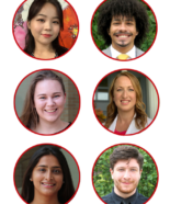 6 headshots of PharmD students that are happy to connect with prospective students and answer questions