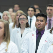 PharmD students in the Class of 2023 at their Pinning Ceremony.