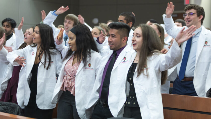 PharmD students at their 2022 Pinning Ceremony