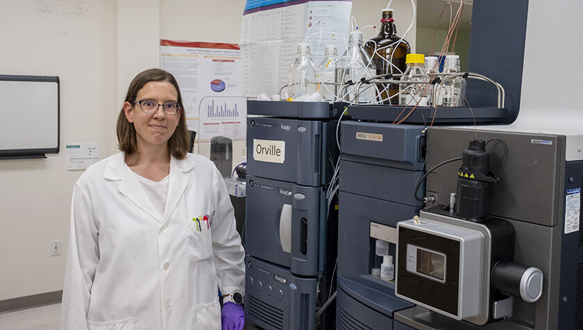 Heather Barkholtz in her lab