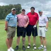 Tyler Prickette, Sean Baltes, Rocky LaDien, and Jason Lau pose for a photo