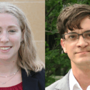 portraits of Emily Phillips and Liam O'Neil