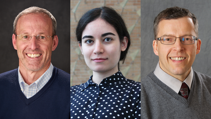 Dave Mott, Sara Nadi, and Bill Doucette headshots