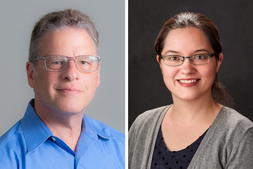 Professor Barry Gidal and Assistant Professor Amanda Margolis