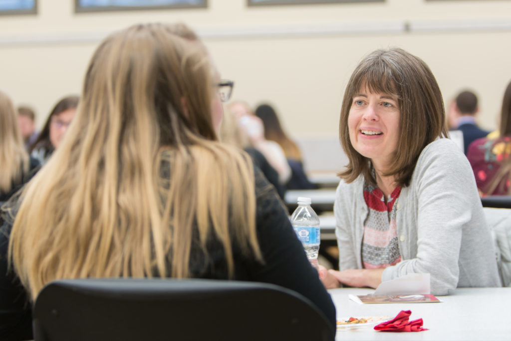 The UW School of Pharmacy Networking Roundtable Event is an opportunity for pharmacy students to meet pharmacists who work in variety of career paths to learn about different areas of pharmacy and practice networking skills.